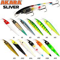 Воблер Akara Sliver 120F 12 гр. (3/7 oz 4,7 in) A17
