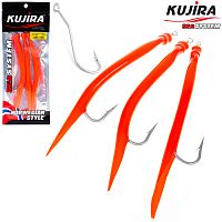 Снасточка морская Kujira Gummi Makk 6/0 Red (3 шт)