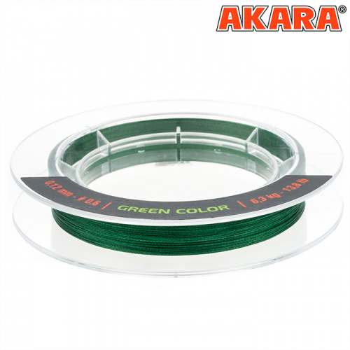 Шнур Akara Ultra Light Green 100 м 0,08 фото 3