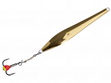 Блесна вертикал. зим. Lucky John DOUBLE BLADE с цеп. и тр. 65мм GC блистер