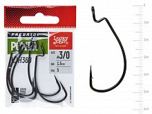 Крючки офсетные Lucky John PREDATOR сер. LJH360 POWER разм.K030 5шт.
