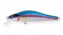 Воблер Минноу Strike Pro Archback 100, цвет: A210-SBO-RP Rainbow Ghost Wakasagi, (EG-125B-SP#A210-SB