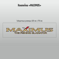 Наклейки Maximus проз/пл. 630х170мм