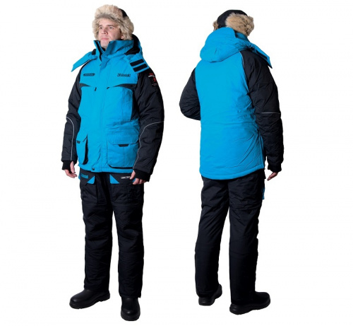 Костюм зимний Alaskan New Polar M  синий/черный  XXL (куртка+полукомбинезон)