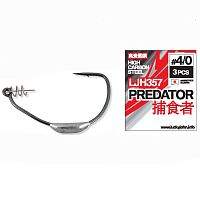 Крючки офсетные Lucky John PREDATOR сер. LJH357 разм.K06/0 3шт.