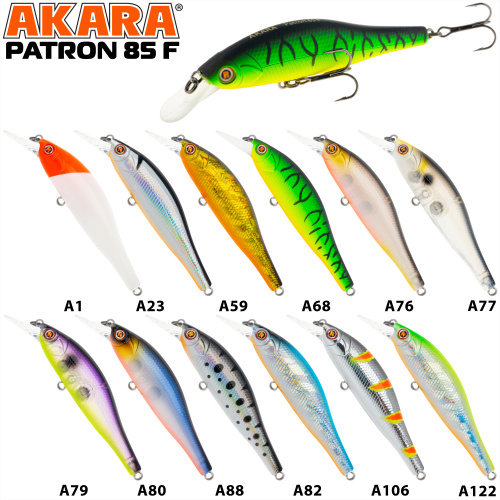 Воблер Akara Patron 85F 12 гр. A77