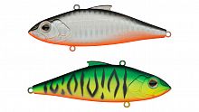 Воблер Раттлин Strike Pro Euro Vibe Floater 80, цвет: GC01S/A70-713S Double Black Silver OB/Mat Tige