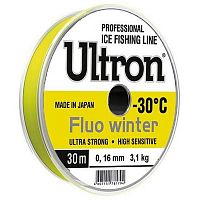 Леска ULTRON Fluo Winter, 50м 0,22мм 5,5кг