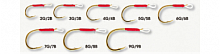 Крючки для воблеров и блесен Assist Hook Vertical Gold №9G (5шт./упак.) 12мм.
