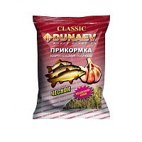 Прикормка всесезонная  DUNAEV гранулы Карп Чеснок 0.75 кг