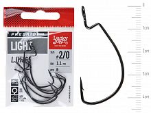 Крючки офсетные Lucky John PREDATOR сер. LJH365 LIGHT разм.K020 6шт.