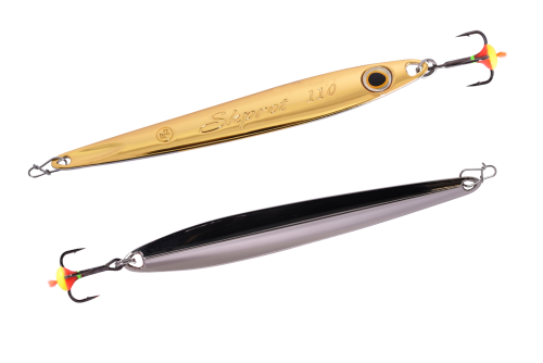 Блесна вертикальная ECOPRO Shprot,110мм, 26г, S/G