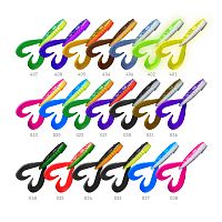 Приманка ZUB-FROGGY 101мм(4")-3шт, (цвет 020) синий верх - желтый низ