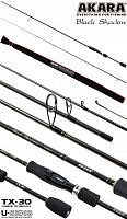Сп. шт. уг. 2 колена Akara SL1001 Black Shadow 802MLF TX-30 (3,5-10,5) 2,44 м