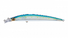 Воблер Минноу Strike Pro Top Water Minnow 110, цвет: S056C Blue Mat Transparent Milk, (JL-166F#S056C-GC)