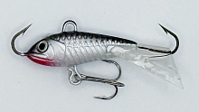 Балансир Strike Pro Ice Baby 24, цвет: A010, цвет: Black Back Silver, хвост: прозрачный
