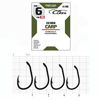 Крючки Cobra CARP MATSUI сер. CC302 разм.004 10шт.