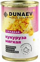 Кукуруза Мягкая DUNAEV металлобанка 400мл, чеснок