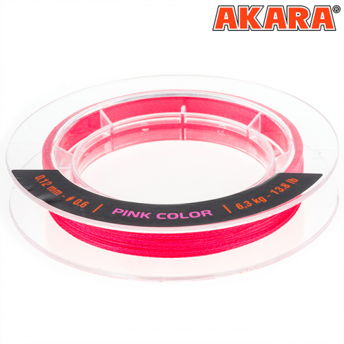 Шнур Akara Ultra Light Pink 100 м 0,08 фото 3