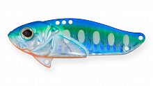 Блесна-Цикада Strike Pro Cyber Vibe 65, цвет: UV Blue Silver OB, (JG-005E#A150-713)
