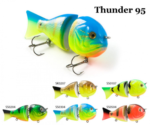 Воблер деревянный Raiden Thunder 95F 30 гр. SK0207