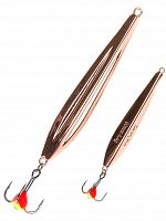 Блесна вертикал. зим. Lucky John FIN BLADE с тр. 40мм C блистер