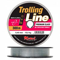 Леска Trolling Line 0,33 мм, 11,0 кг, 300 м, прозрачная