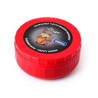 Термокоробка Stinger Happy Worm, 75мм, красная