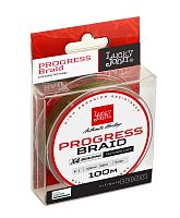 Леска плетёная Lucky John Progress BRAID Green 100/024