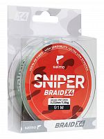 Леска плет. Salmo Sniper BRAID Army Green 091/023