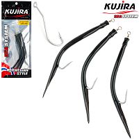 Снасточка морская Kujira Gummi Makk 8/0 Black (3 шт)
