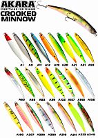 Воблер Akara Crooked Minnow 90F 7 гр. A83