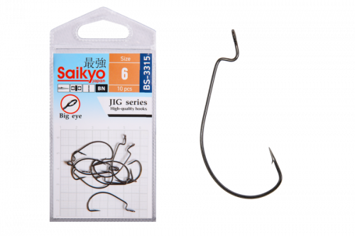 Крючки Saikyo BS-3315 BN № 6 (10 шт)